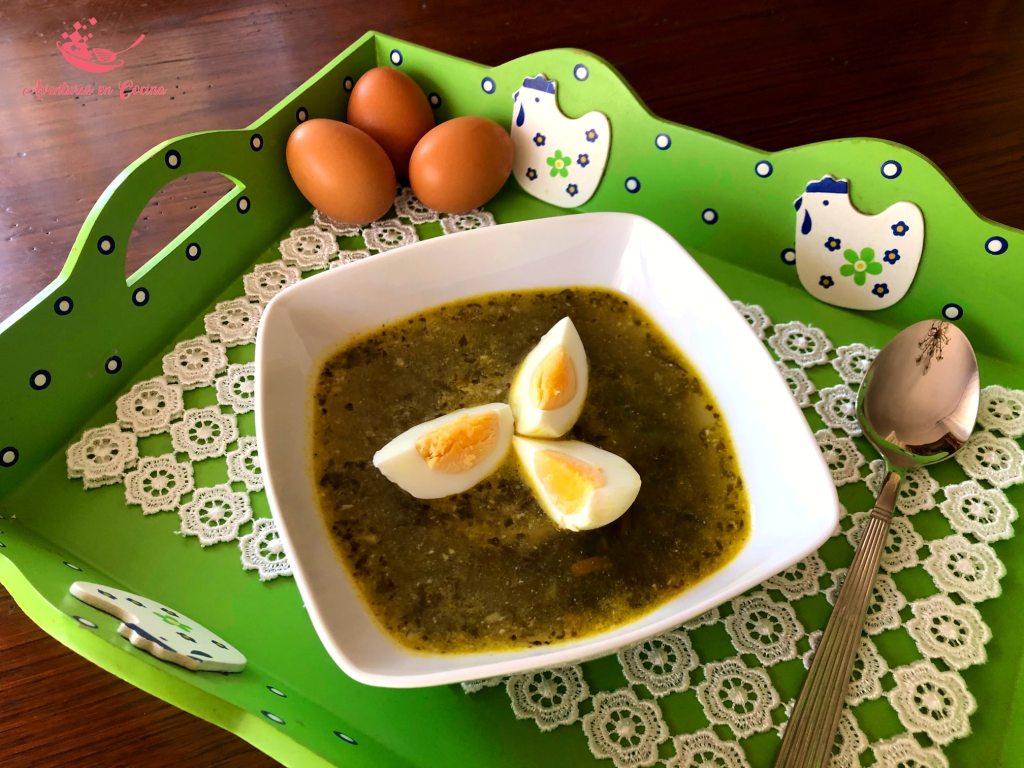 Zupa Szczawiowa - sopa polaca de acedera 